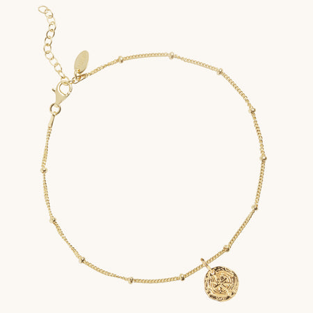 Guiding Star Anklet Gold